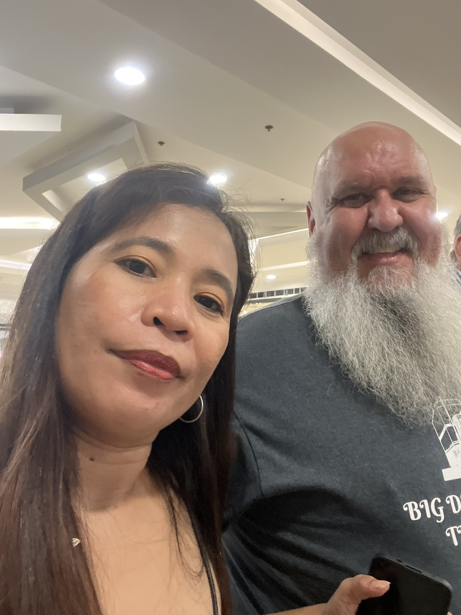 Couple supporting each other